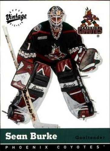#281 Sean Burke - Phoenix Coyotes - 2000-01 Upper Deck Vintage Hockey