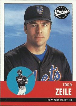 #281 Todd Zeile - New York Mets - 2001 Upper Deck Vintage Baseball