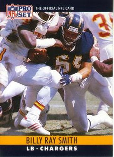 #281 Billy Ray Smith - San Diego Chargers - 1990 Pro Set Football