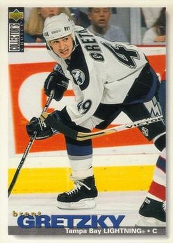 #281 Brent Gretzky - Tampa Bay Lightning - 1995-96 Collector's Choice Hockey