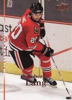#281 Robert Lang - Chicago Blackhawks - 2007-08 Upper Deck Hockey