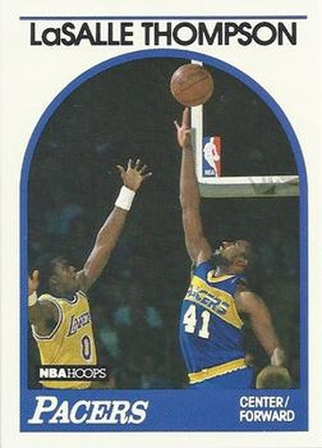 #281 LaSalle Thompson - Indiana Pacers - 1989-90 Hoops Basketball