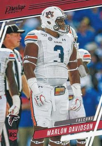 #281 Marlon Davidson - Atlanta Falcons - 2020 Panini Prestige Football
