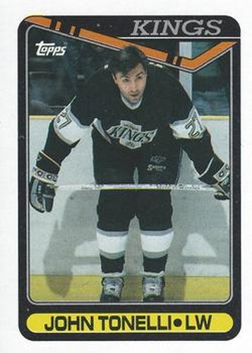 #281 John Tonelli - Los Angeles Kings - 1990-91 Topps Hockey