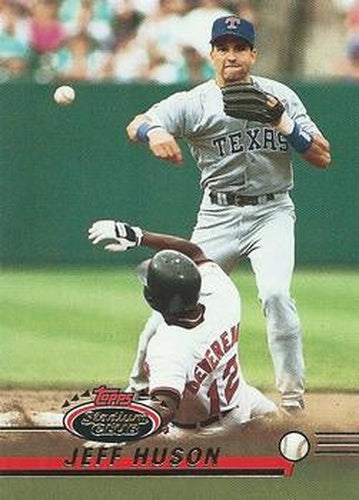 #281 Jeff Huson - Texas Rangers - 1993 Stadium Club Baseball