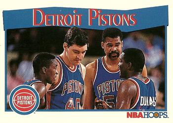 #281 Detroit Pistons - Detroit Pistons - 1991-92 Hoops Basketball