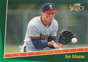 #281 Gary DiSarcina - California Angels - 1993 Select Baseball