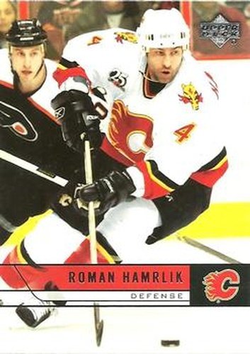 #281 Roman Hamrlik - Calgary Flames - 2006-07 Upper Deck Hockey