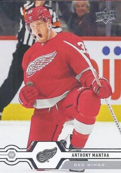 #281 Anthony Mantha - Detroit Red Wings - 2019-20 Upper Deck Hockey