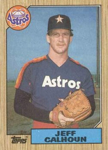 #282 Jeff Calhoun - Houston Astros - 1987 Topps Baseball