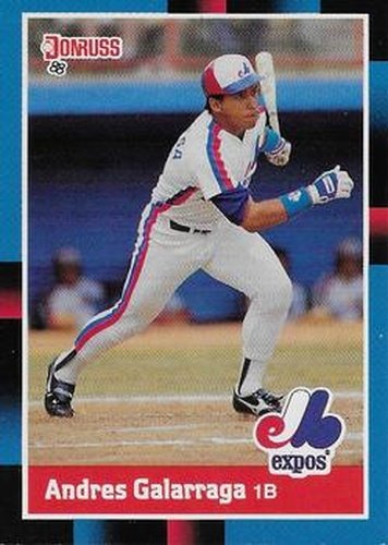 #282 Andres Galarraga - Montreal Expos - 1988 Donruss Baseball