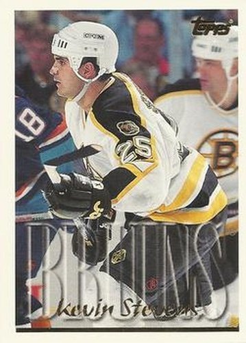#282 Kevin Stevens - Boston Bruins - 1995-96 Topps Hockey