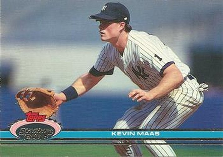 #282 Kevin Maas - New York Yankees - 1991 Stadium Club Baseball