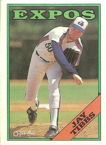 #282 Jay Tibbs - Montreal Expos - 1988 O-Pee-Chee Baseball