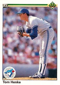 #282 Tom Henke - Toronto Blue Jays - 1990 Upper Deck Baseball