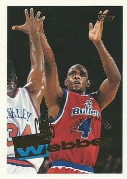 #282 Chris Webber - Washington Bullets - 1995-96 Topps Basketball