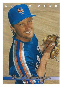 #282 Bret Saberhagen - New York Mets - 1993 Upper Deck Baseball