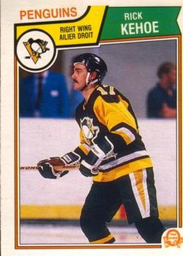 #282 Rick Kehoe - Pittsburgh Penguins - 1983-84 O-Pee-Chee Hockey