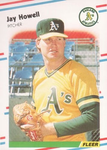 #282 Jay Howell - Oakland Athletics - 1988 Fleer Baseball