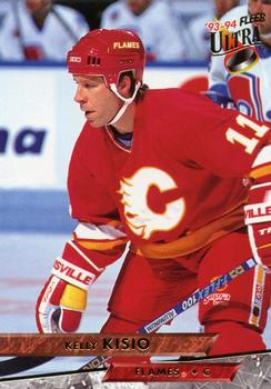 #282 Kelly Kisio - Calgary Flames - 1993-94 Ultra Hockey