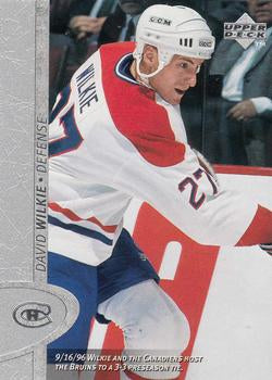 #282 David Wilkie - Montreal Canadiens - 1996-97 Upper Deck Hockey