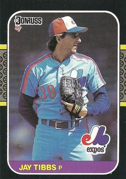 #282 Jay Tibbs - Montreal Expos - 1987 Donruss Baseball