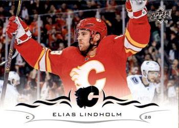#282 Elias Lindholm - Calgary Flames - 2018-19 Upper Deck Hockey