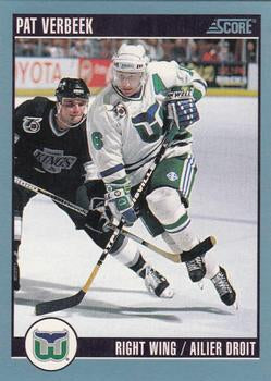 #282 Pat Verbeek - Hartford Whalers - 1992-93 Score Canadian Hockey