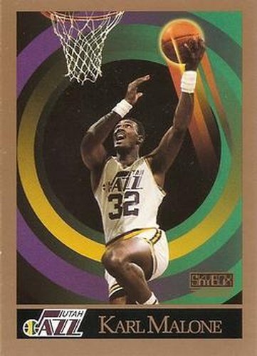 #282 Karl Malone - Utah Jazz - 1990-91 SkyBox Basketball
