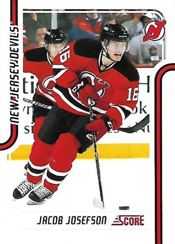 #282 Jacob Josefson - New Jersey Devils - 2011-12 Score Hockey