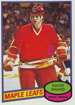 #282 David Shand - Toronto Maple Leafs - 1980-81 O-Pee-Chee Hockey