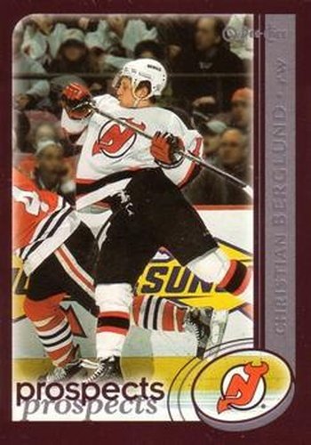 #282 Christian Berglund - New Jersey Devils - 2002-03 O-Pee-Chee Hockey