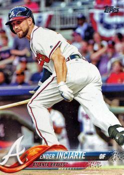 #282 Ender Inciarte - Atlanta Braves - 2018 Topps Baseball