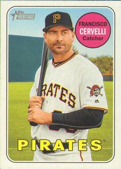 #282 Francisco Cervelli - Pittsburgh Pirates - 2018 Topps Heritage Baseball