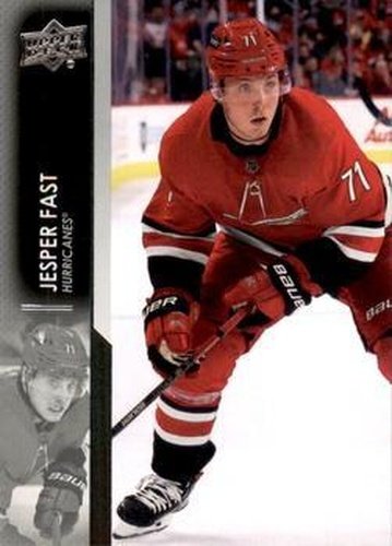 #282 Jesper Fast - Carolina Hurricanes - 2021-22 Upper Deck Hockey