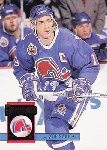 #282 Joe Sakic - Quebec Nordiques - 1993-94 Donruss Hockey