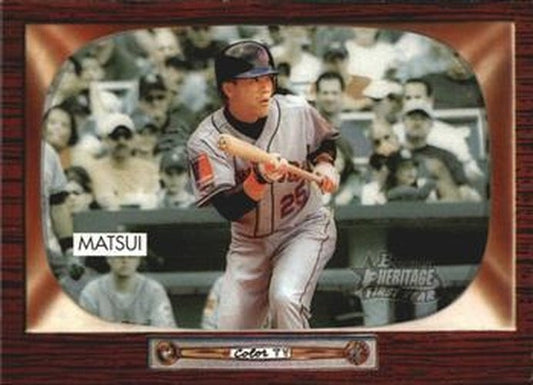#282 Kazuo Matsui - New York Mets - 2004 Bowman Heritage Baseball