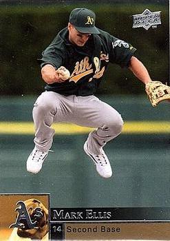 #282 Mark Ellis - Oakland Athletics - 2009 Upper Deck Baseball