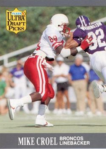 #282 Mike Croel - Denver Broncos - 1991 Ultra Football