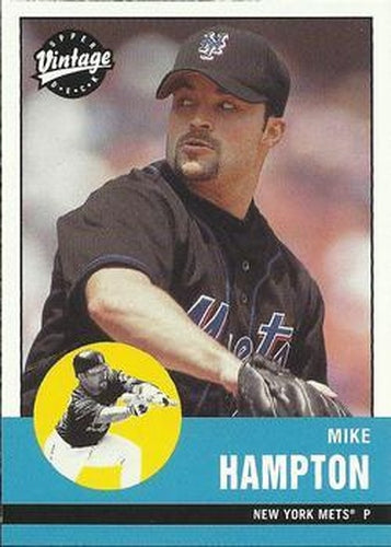 #282 Mike Hampton - New York Mets - 2001 Upper Deck Vintage Baseball