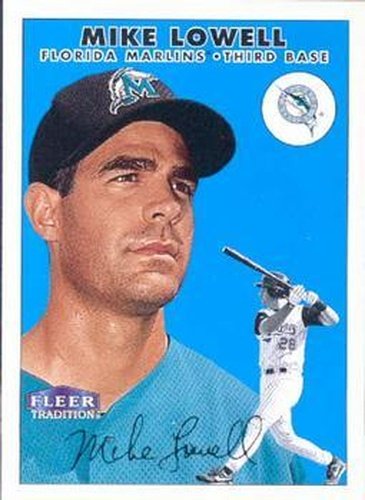 #282 Mike Lowell - Florida Marlins - 2000 Fleer Tradition Baseball