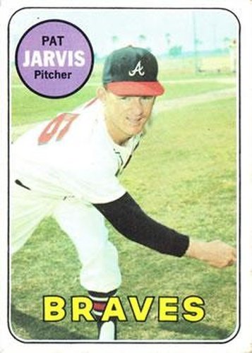 #282 Pat Jarvis - Atlanta Braves - 1969 Topps Baseball