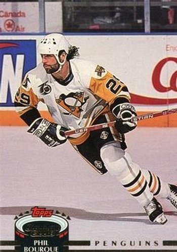 #282 Phil Bourque - Pittsburgh Penguins - 1992-93 Stadium Club Hockey
