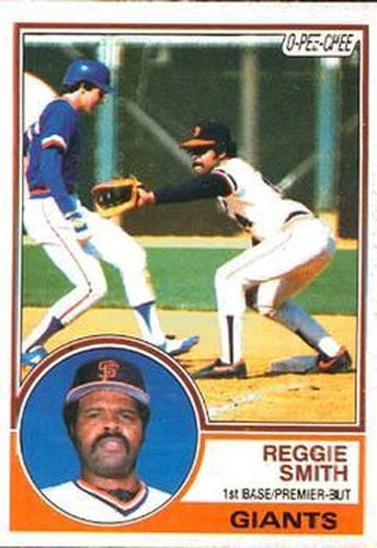 #282 Reggie Smith - San Francisco Giants - 1983 O-Pee-Chee Baseball