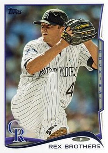 #282 Rex Brothers - Colorado Rockies - 2014 Topps Baseball