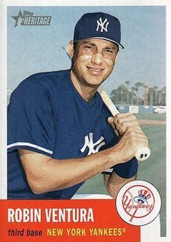 #282 Robin Ventura - New York Yankees - 2002 Topps Heritage Baseball
