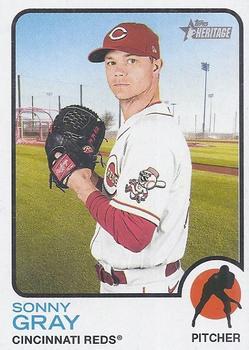 #282 Sonny Gray - Cincinnati Reds - 2022 Topps Heritage Baseball