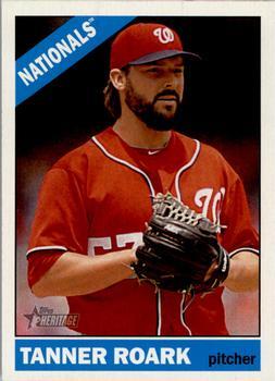#282 Tanner Roark - Washington Nationals - 2015 Topps Heritage Baseball
