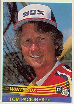 #282 Tom Paciorek - Chicago White Sox - 1984 Donruss Baseball