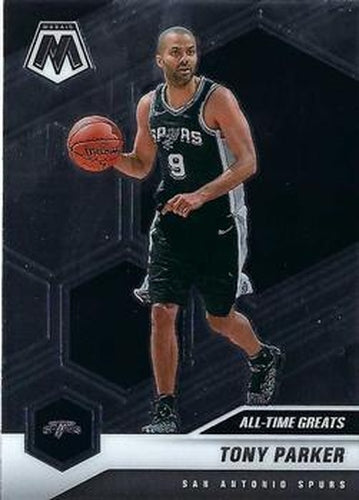 #282 Tony Parker - San Antonio Spurs - 2020-21 Panini Mosaic Basketball